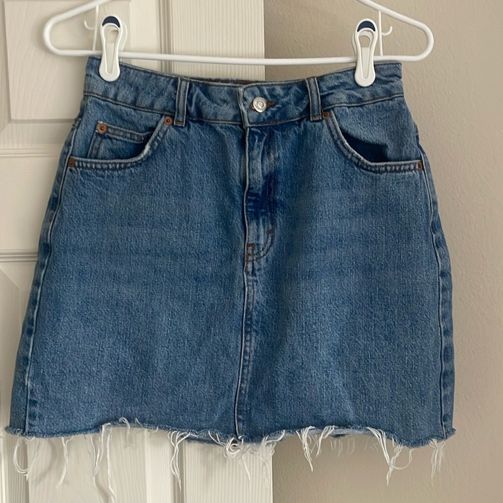 Topshop Denim Skirt
